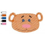 Teddy Bear 06 Embroidery Design